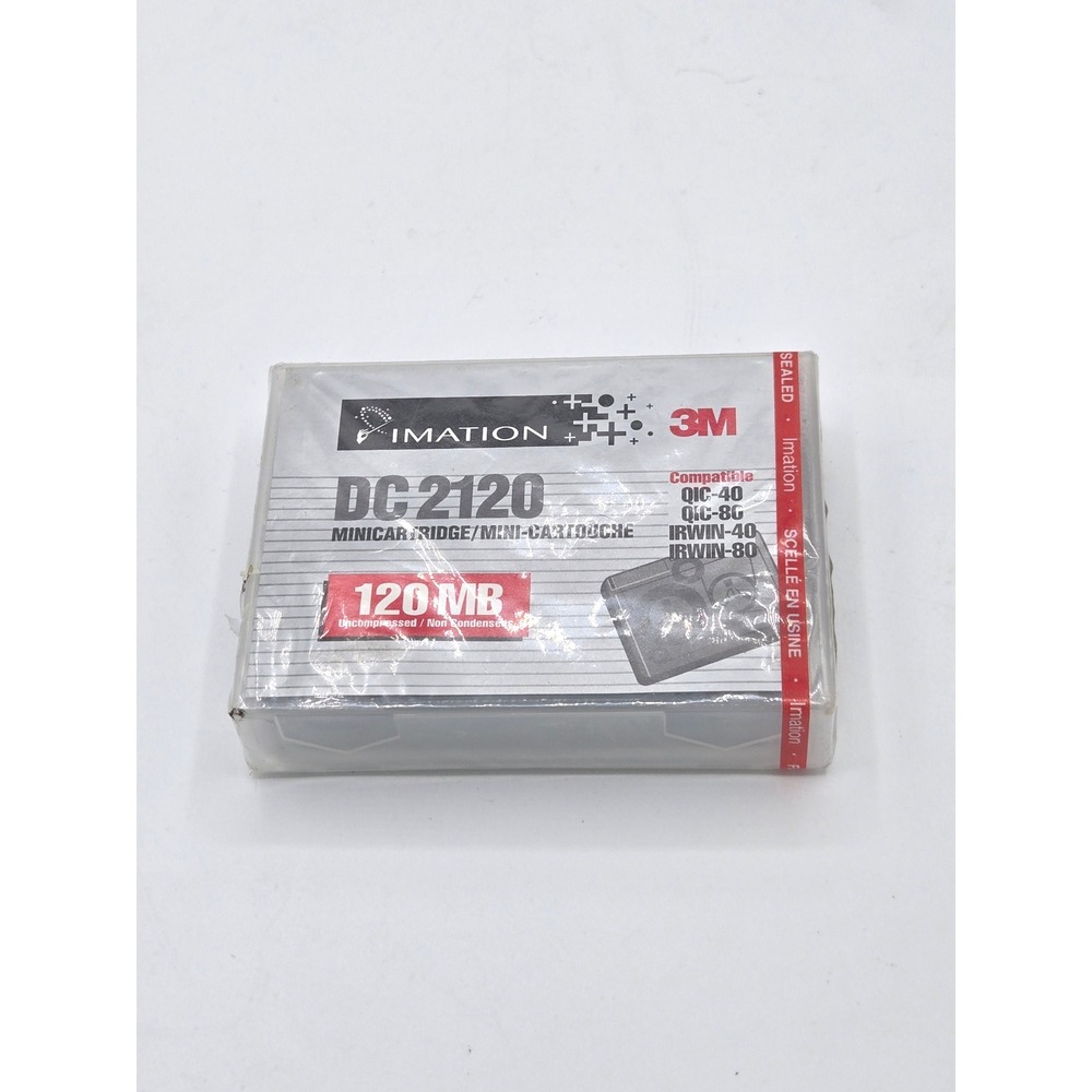 Vintage New Old Stock (NOS) 3M DC2120‎ Data Cartridge - QIC-80 Compatible